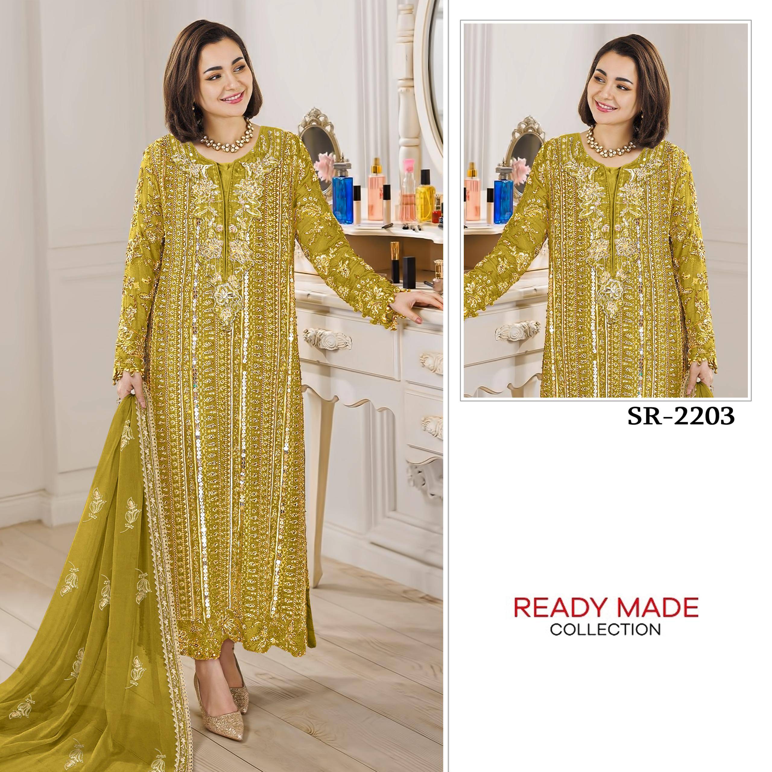 2203 COLORS by Shree Fabs 2203 a TO 2203 d SERIES Pakistani Stylish Beautiful Colourful Printed & Raga Chiffon readymade Dresses At Wholesale Price